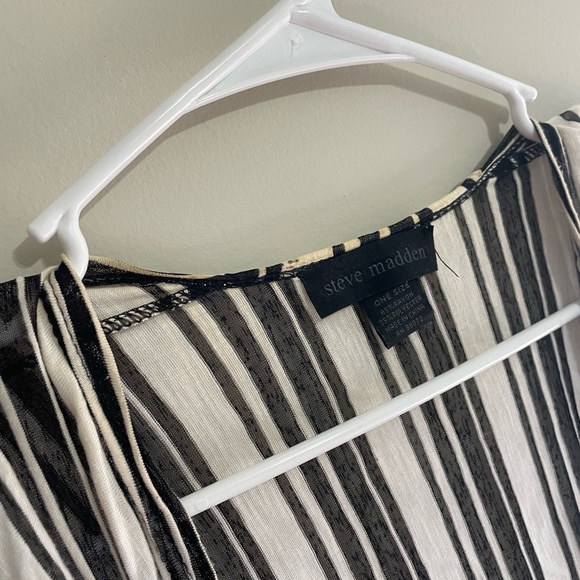 Steve Madden Striped Kimono Cover-Up - Picture 3 of 5